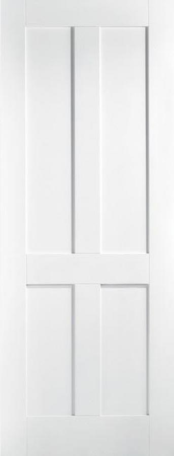 4 Panel London White (primed) Internal Door